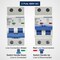 Automation Systems Interconnect Miniature Circuit Breaker, 2 Pole, 2 Amp, 240 Vac, 60 Vdc, C Trip Curve, Ul1077, DIN Rail Mounted NDB2-63C2-2 - alternate 3